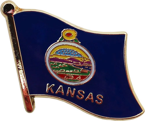 Buy Kansas Flag Lapel Pin | Flagline