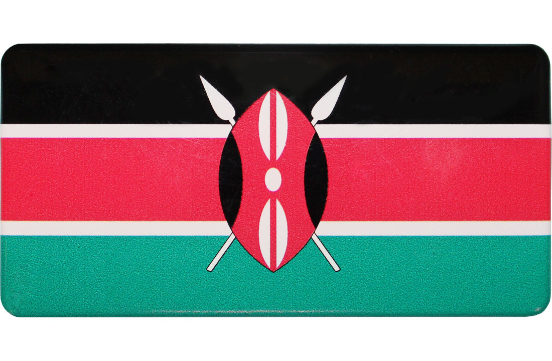 Buy Kenya Domed Sticker Flagline