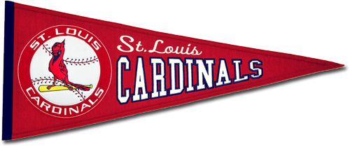 NYPL New Jersey Cardinals Vintage Defunct 1994 NY-PENN League Champs Pennant