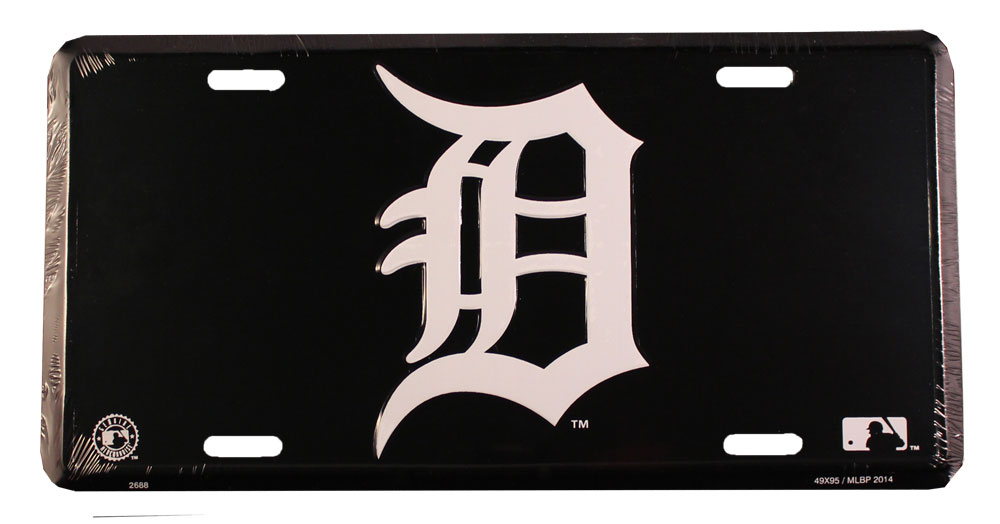 Buy Detroit Tigers MLB License Plate (White D) | Flagline