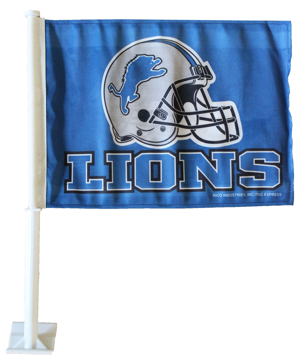 Detroit Lions Football Flag