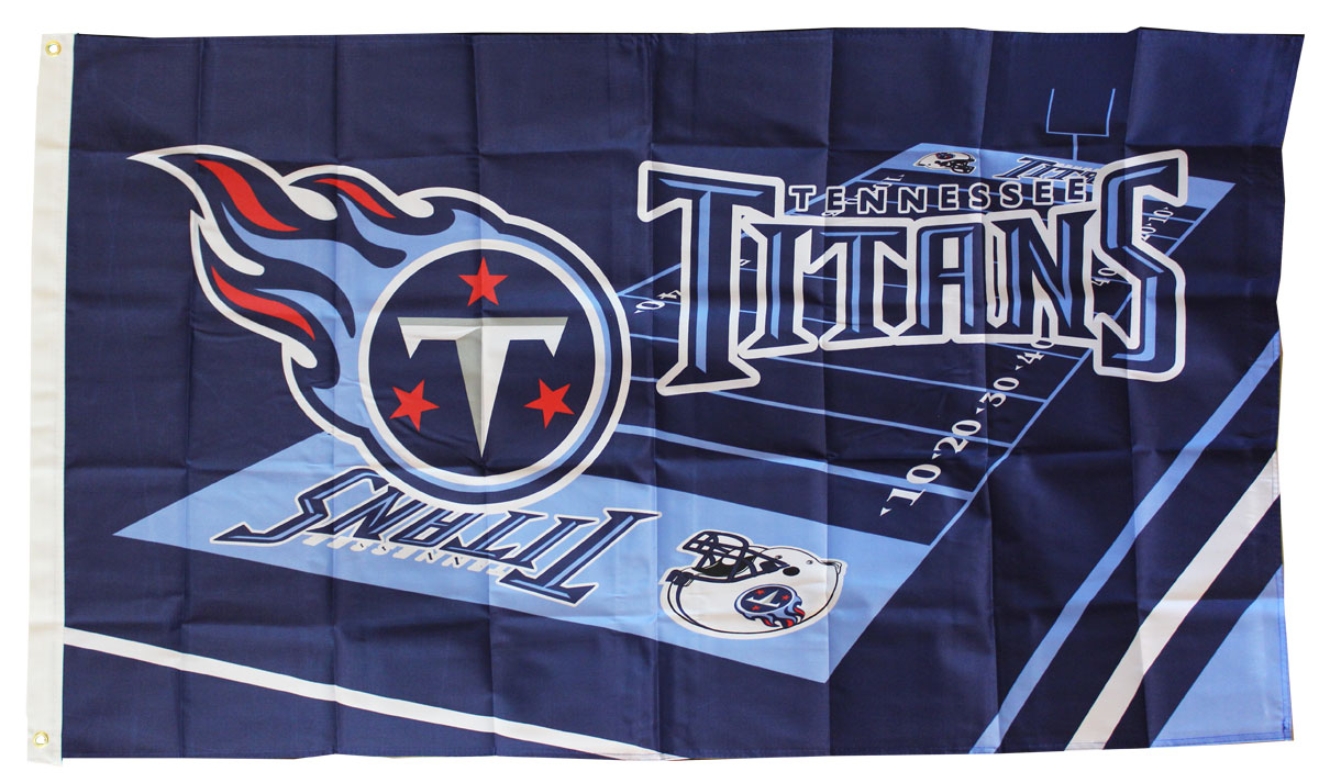 Tennessee Titans 3' x 5' Polyester Flag (F-1398) - by