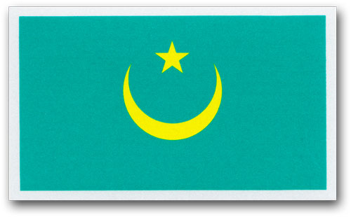 Buy Mauritania Auto Decal 1959 2017 Flagline 7010