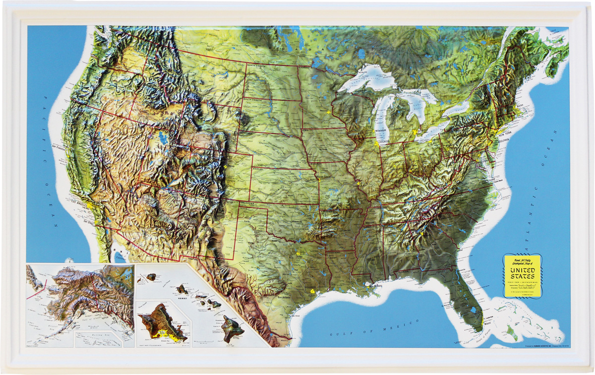 Large Detailed Shaded Relief Map Of The Usa Usa Maps Of The Usa Porn Sex Picture 1435