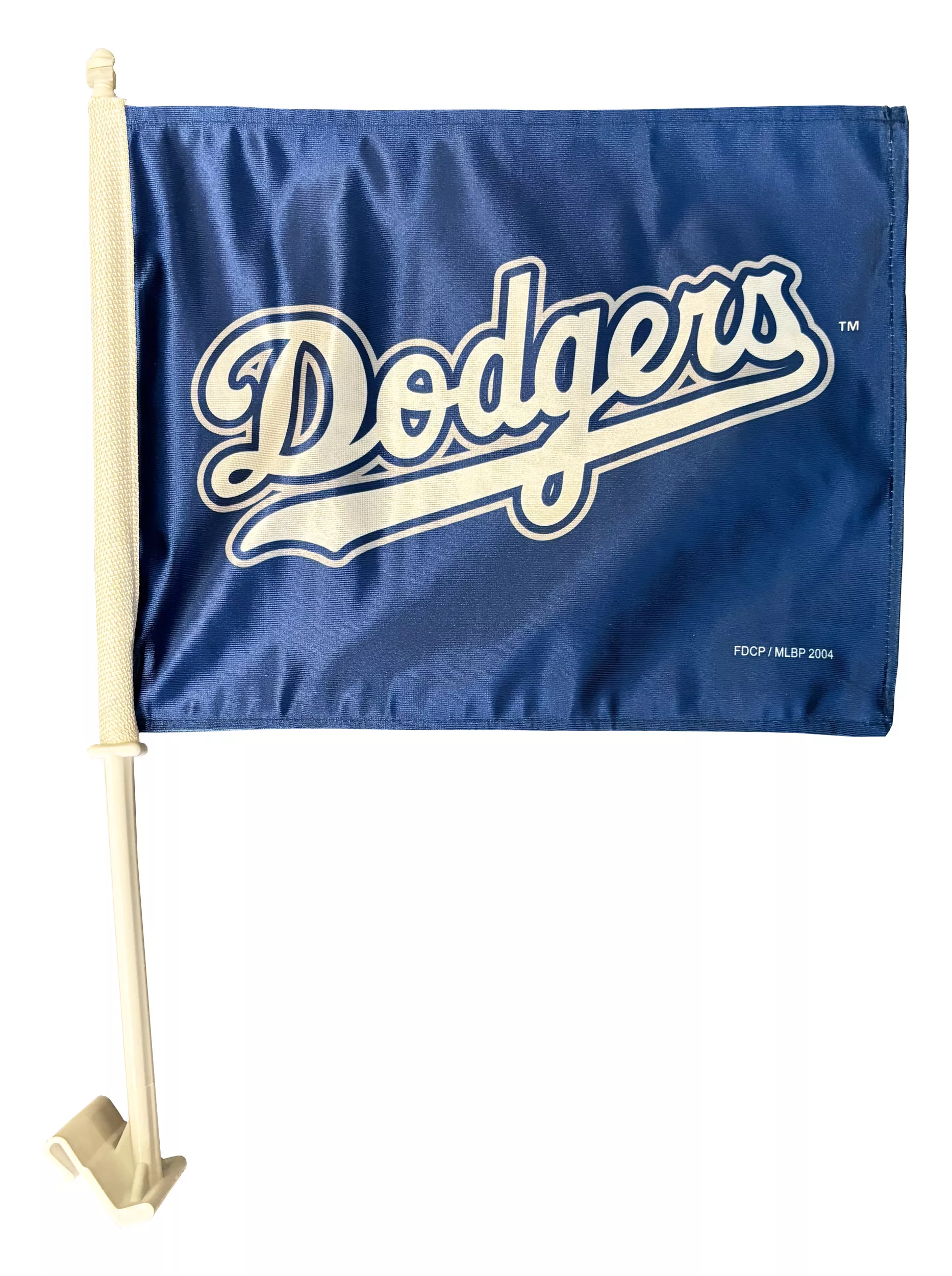 dodgers car flag