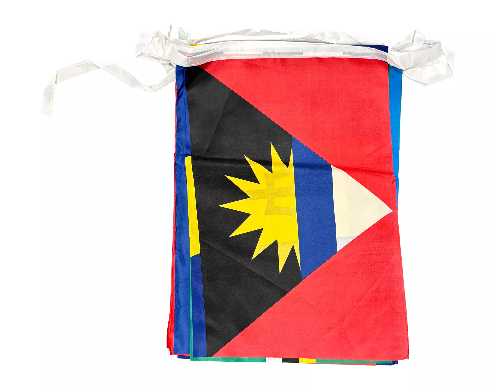 folded string banner caribbean