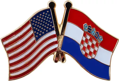 Croatia Friendship Lapel Pin