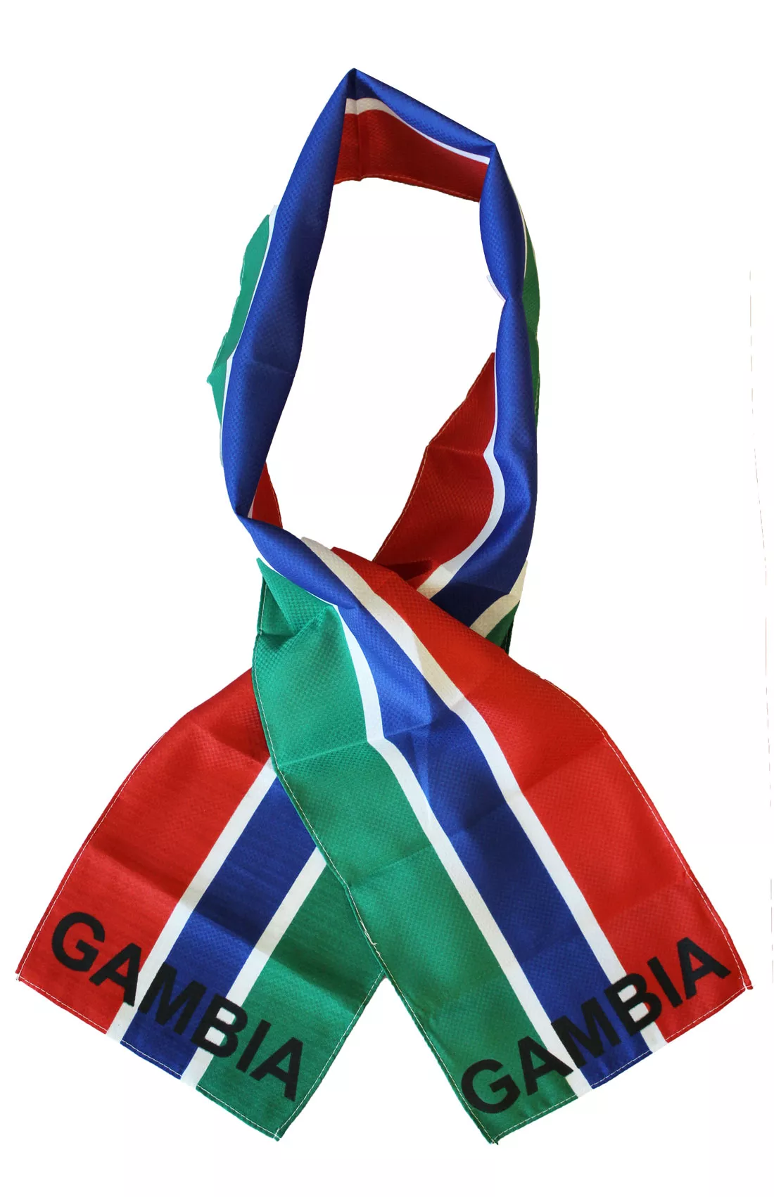 Gambia Flag Fashion Scarf