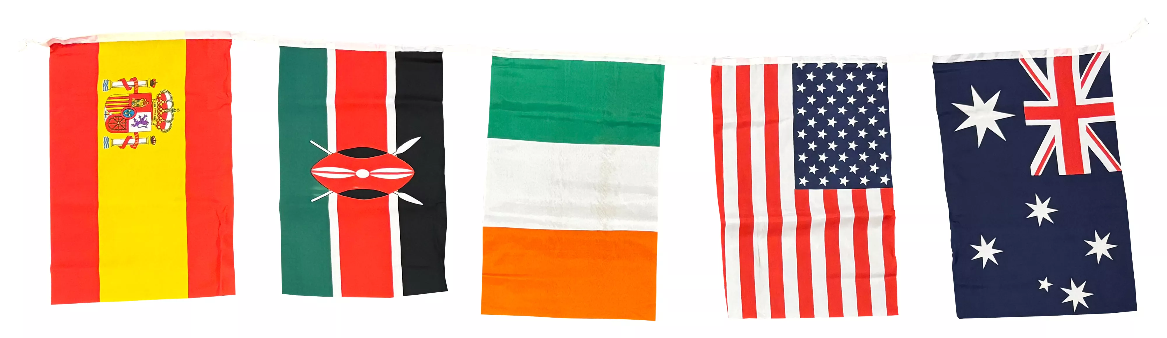 International string banner spain-australia