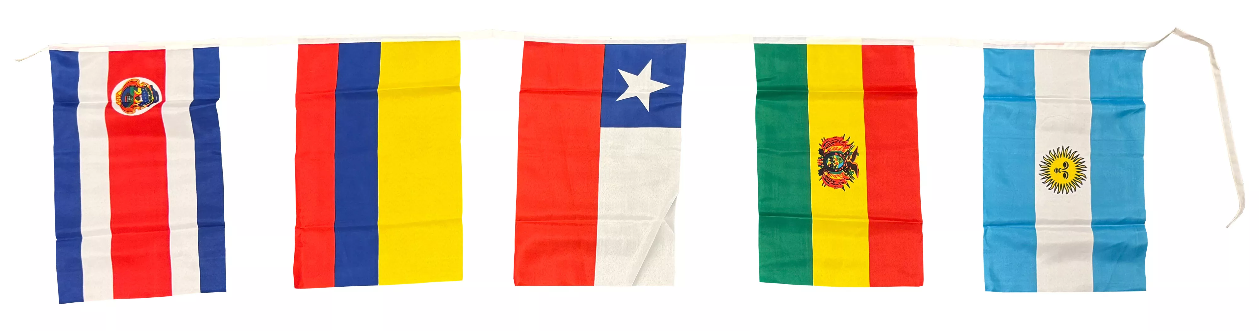 Spanish String Banner Costa Rica thru Argentina