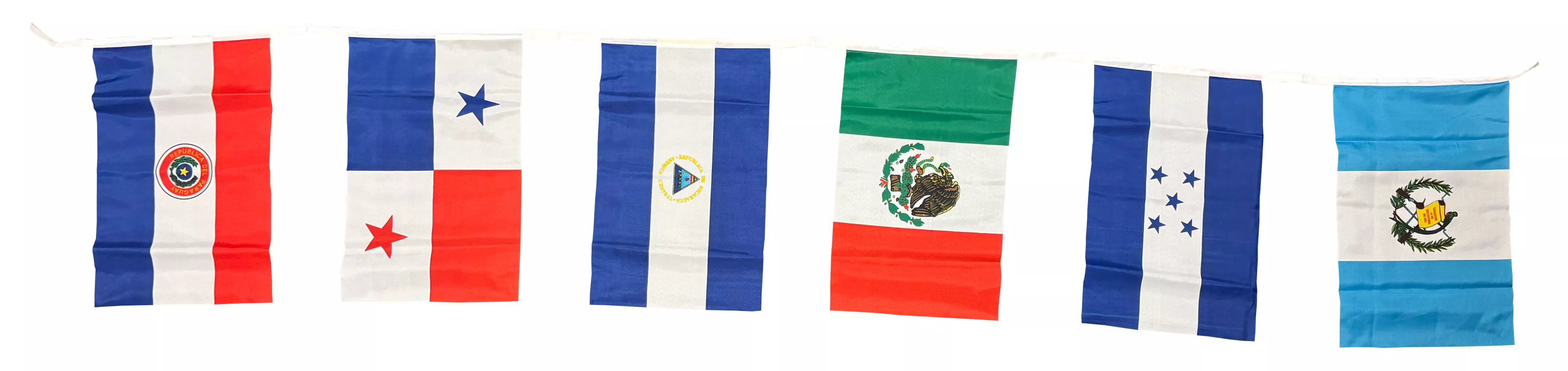 Spanish String Banner Paraguay through Guatemala