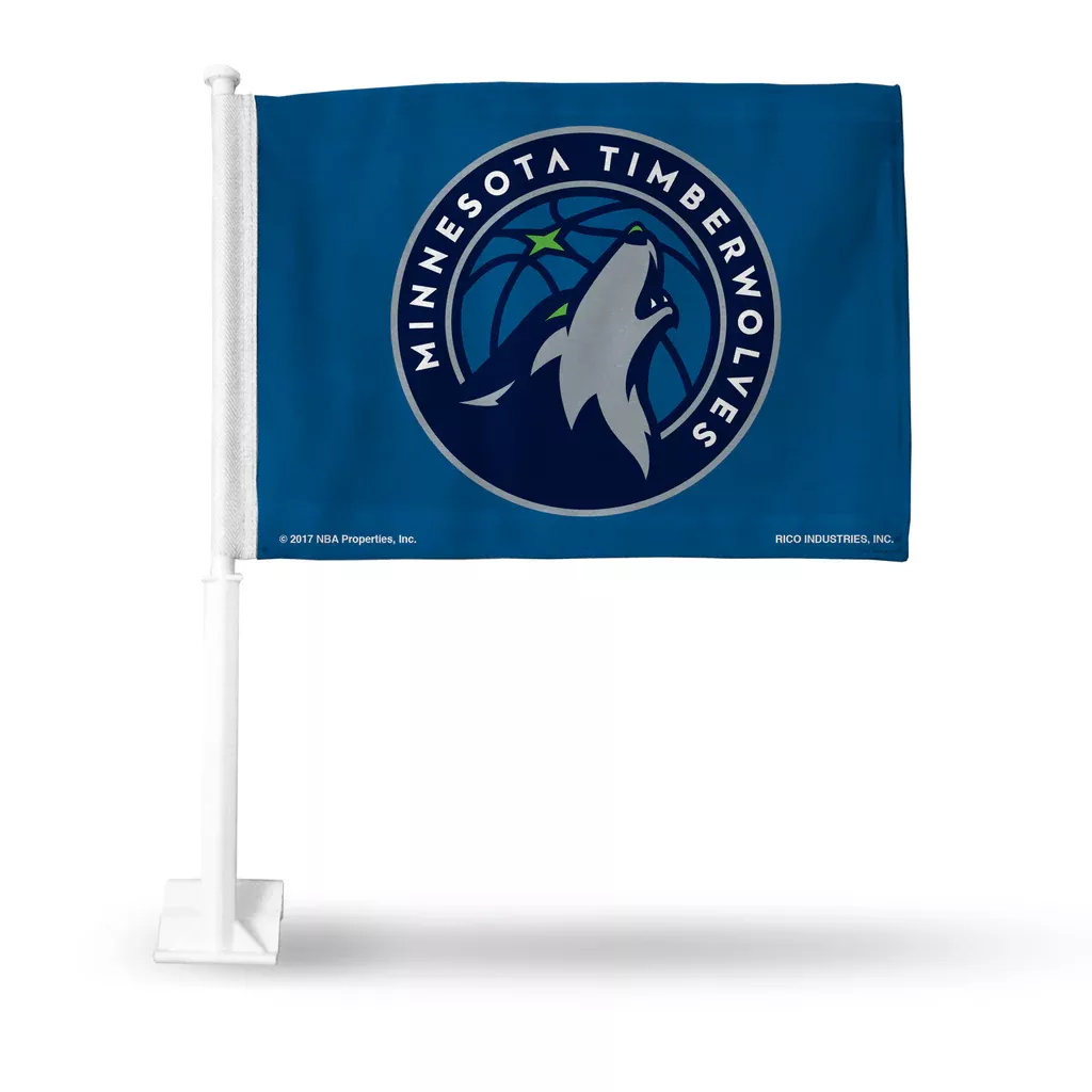 MN Timberwolves Car Flag