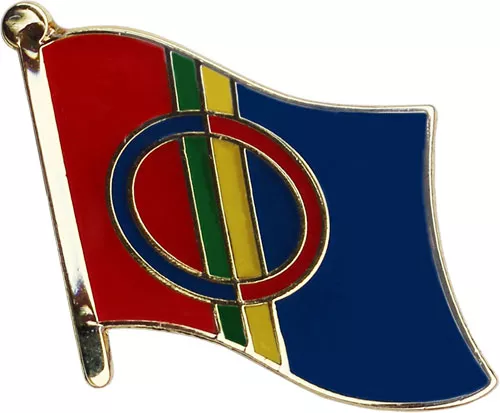 Sami Flag Lapel Pin