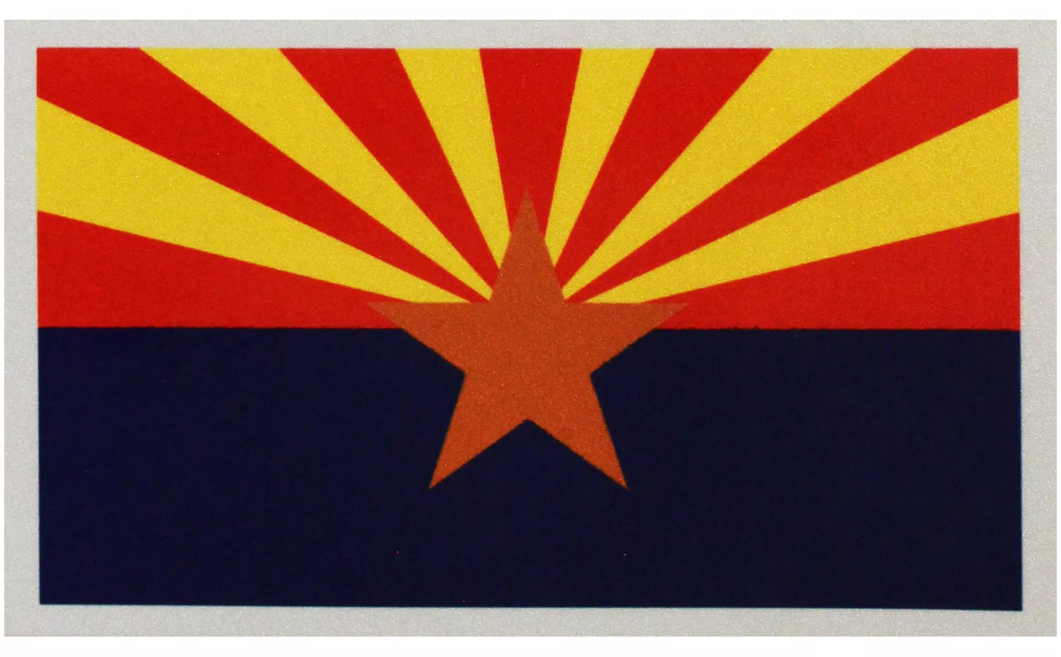 Arizona Flag Auto Decal