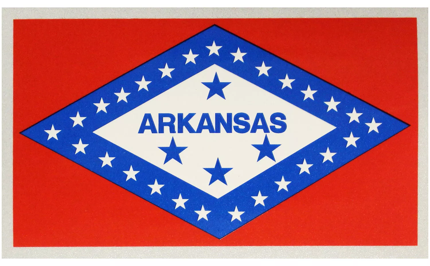 Arkansas Flag Auto Decal