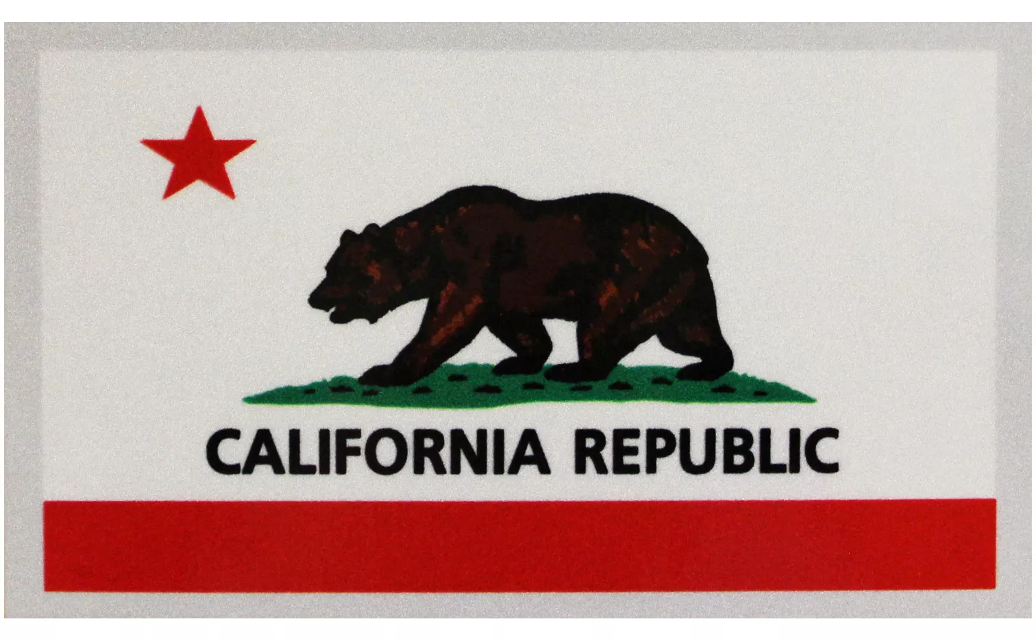 California Flag Auto Decal