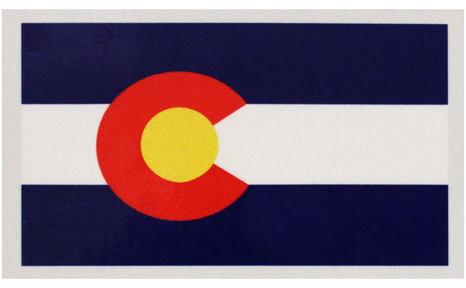 Colorado Flag Auto Decal