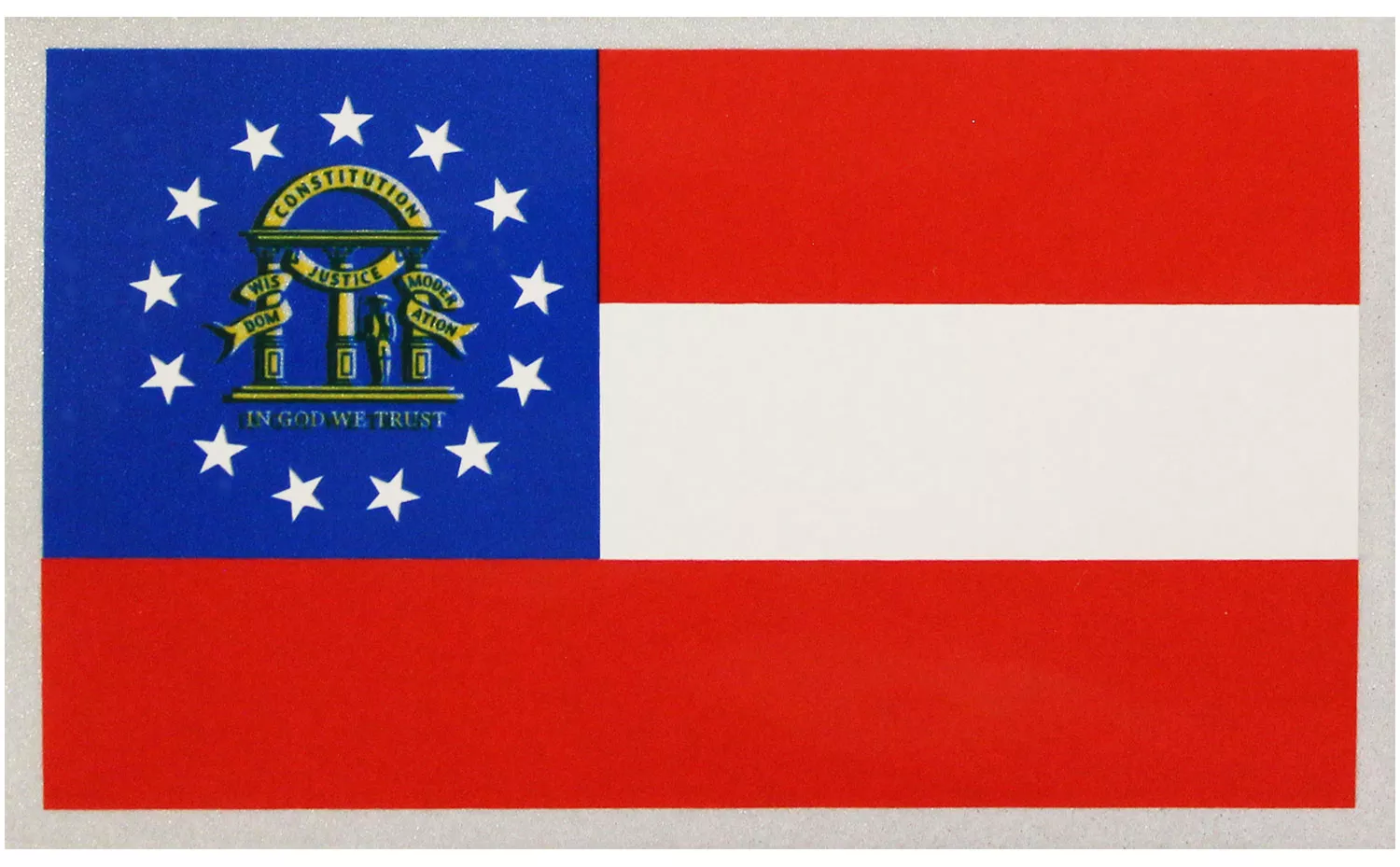 Georgia 2003 Flag Auto Decal