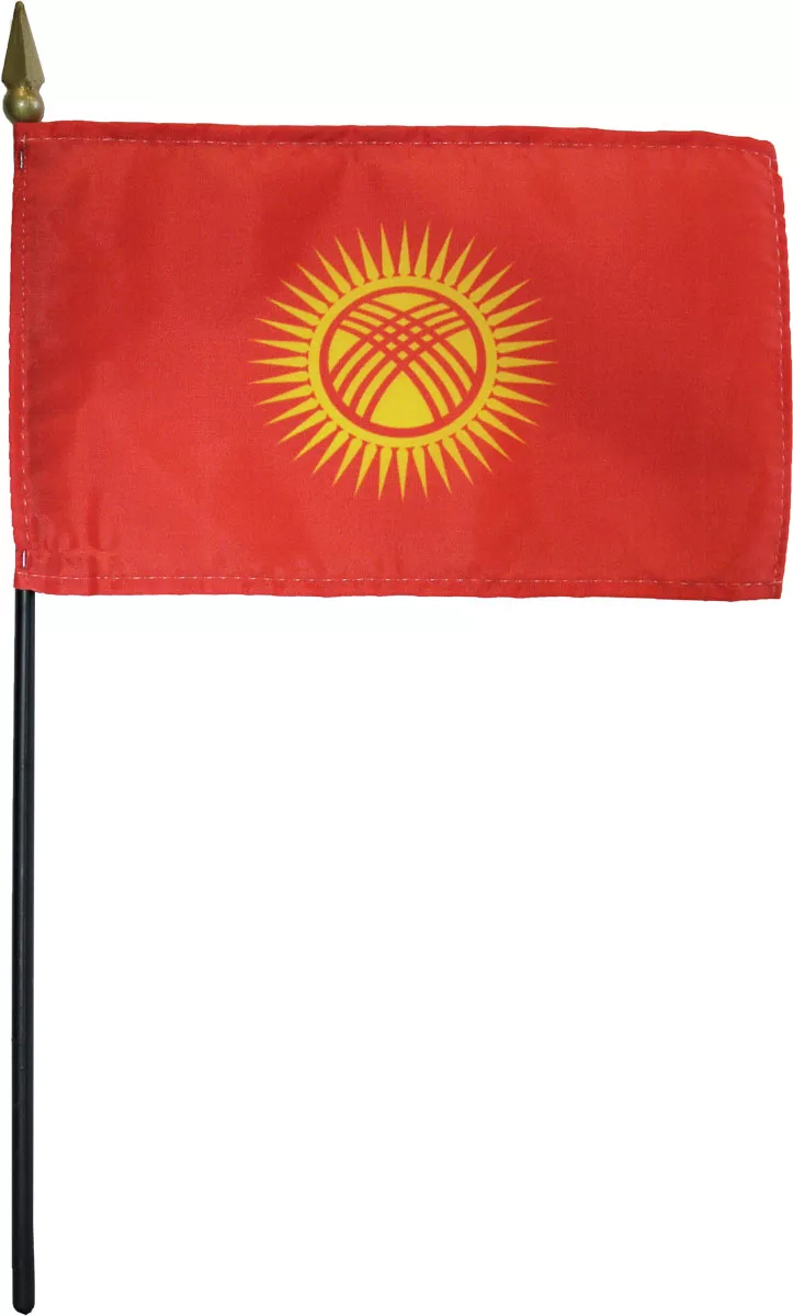 Kyrgyzstan 2024 Stick Flag