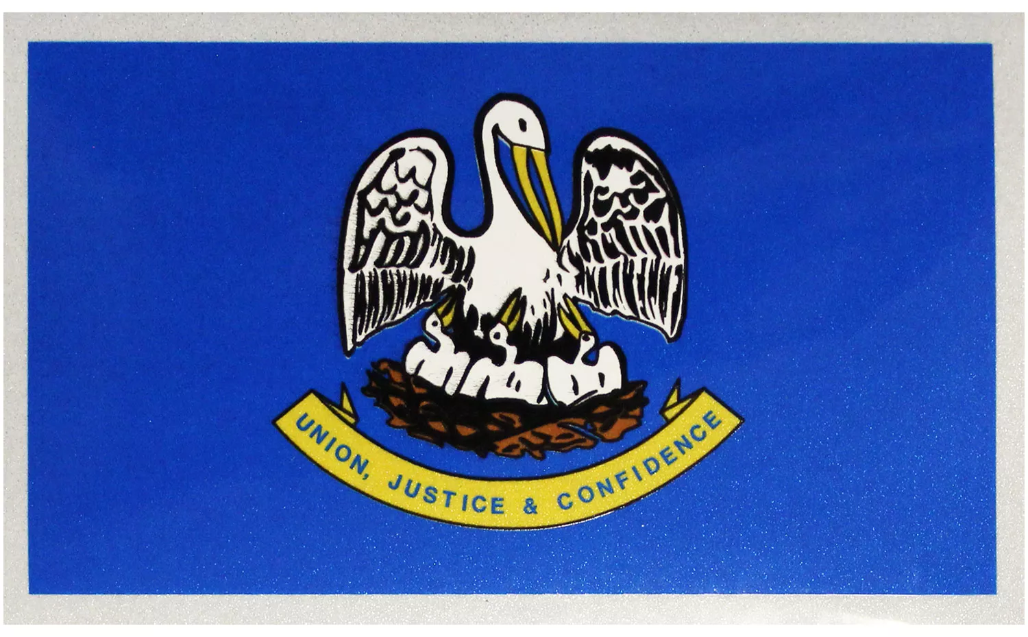 Louisiana Flag Auto Decal