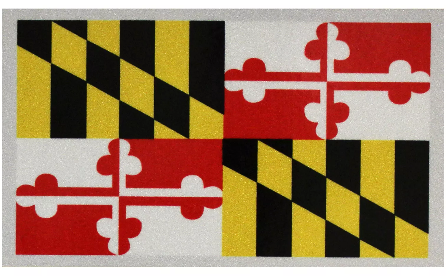 Maryland Flag Auto Decal