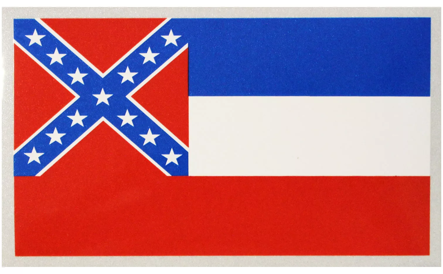 Historic Mississippi Flag Auto Decal 