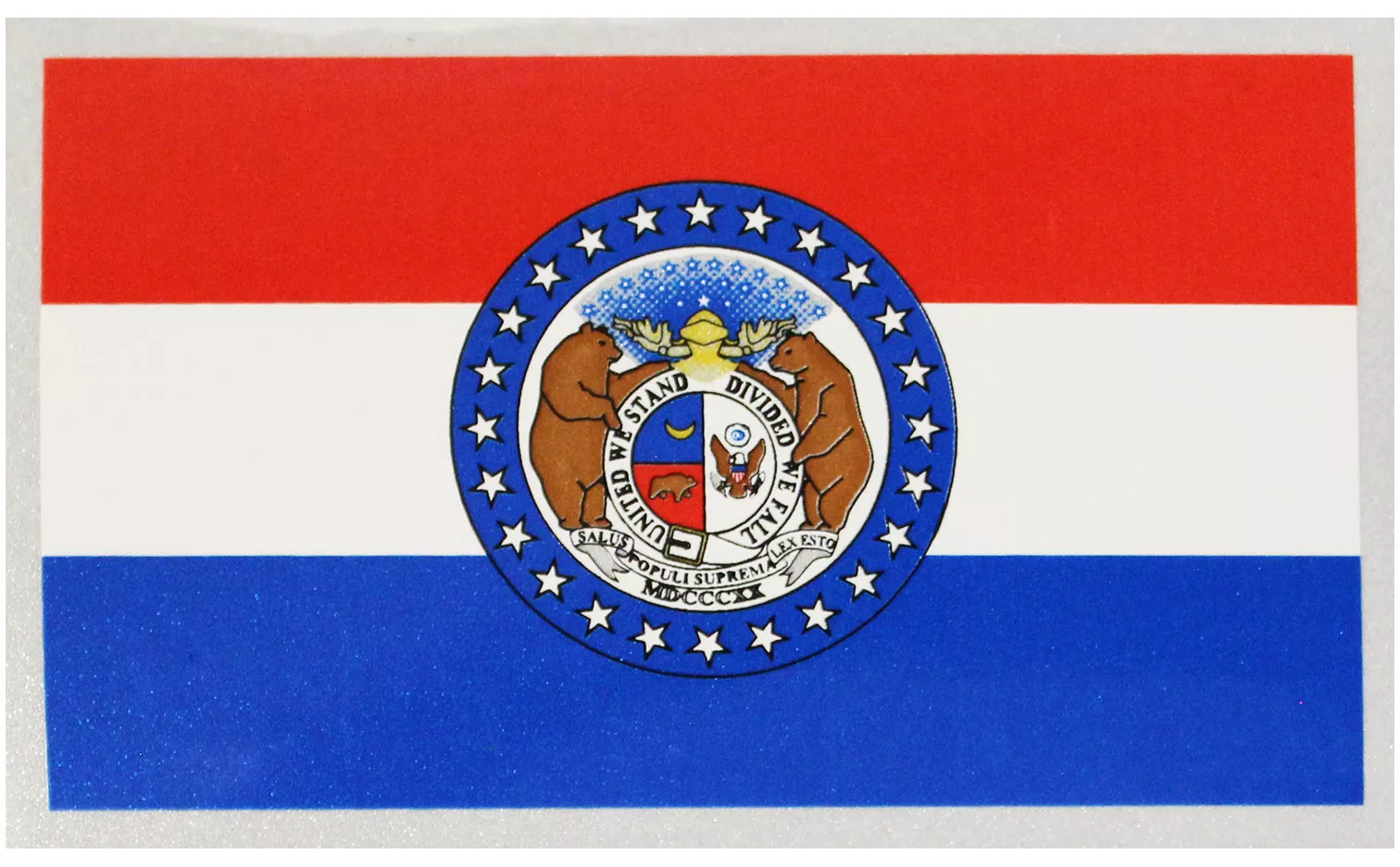 Missouri Flag Auto Decal