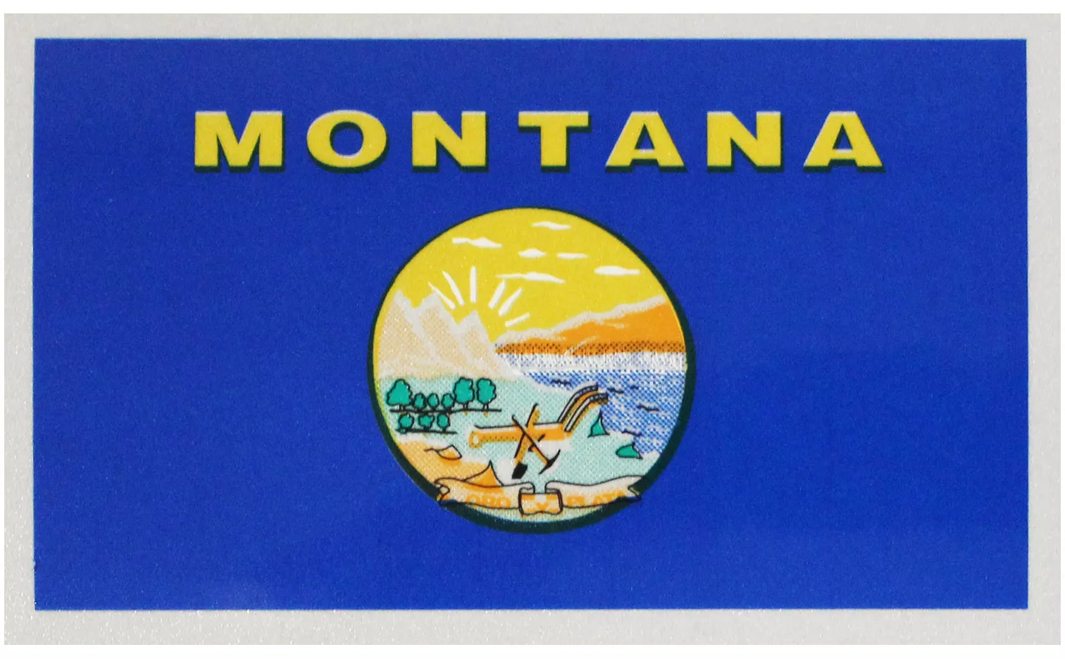 Montana Flag Auto Decal