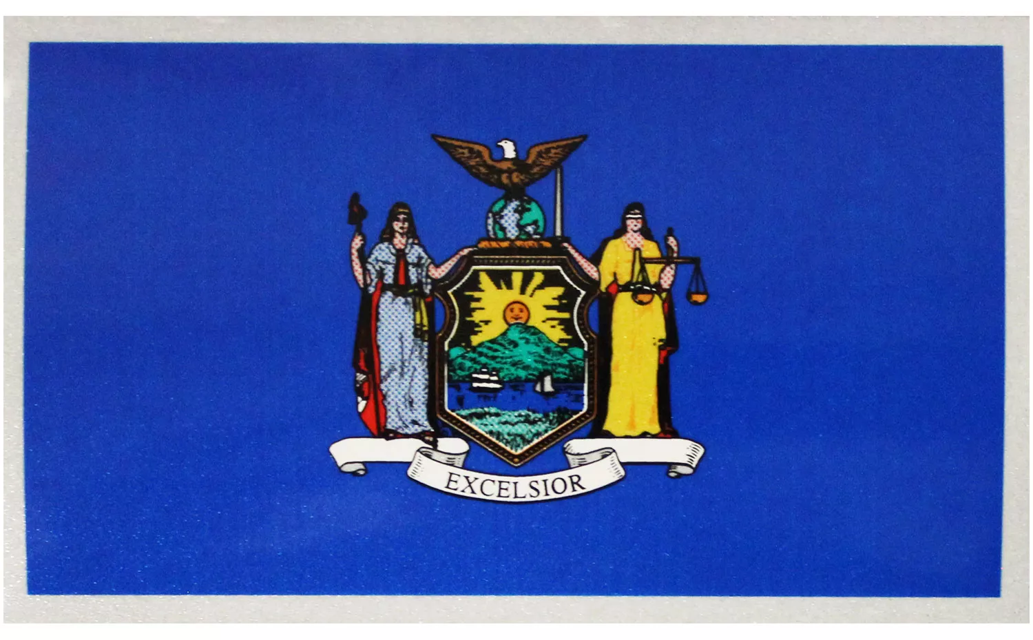New York Flag Auto Decal