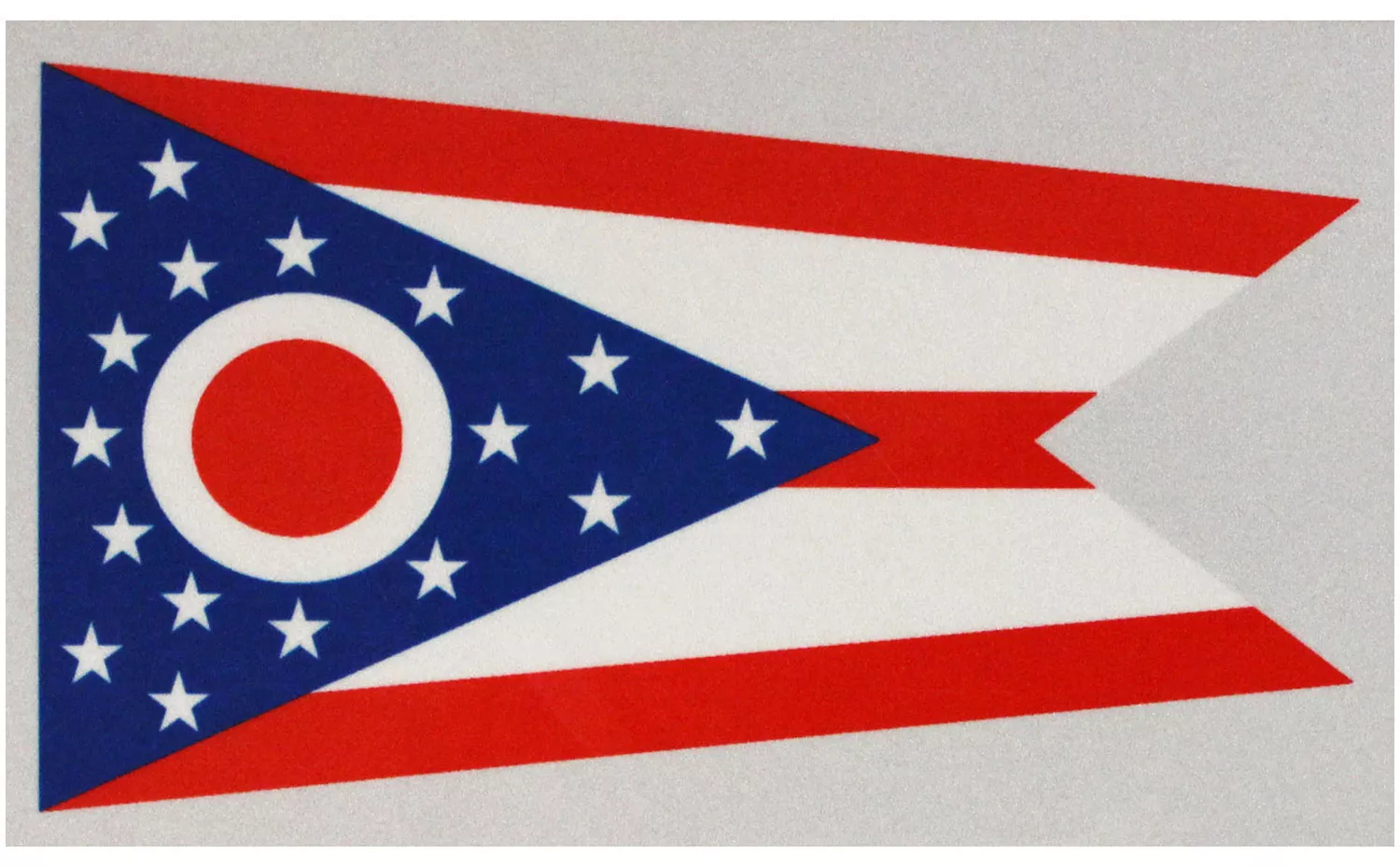 Ohio Flag Auto Decal