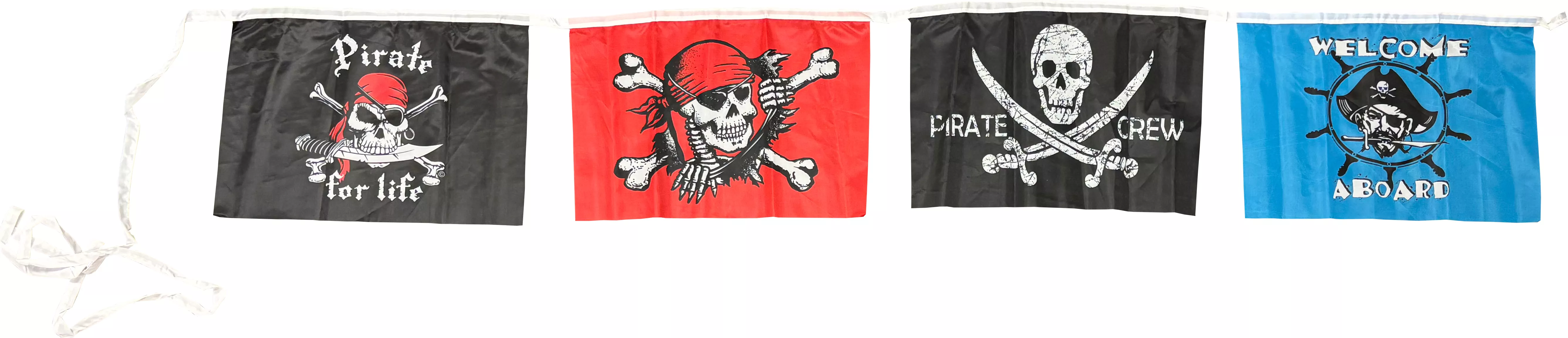 Pirate String Banner Pirate for life thru welcome aboard