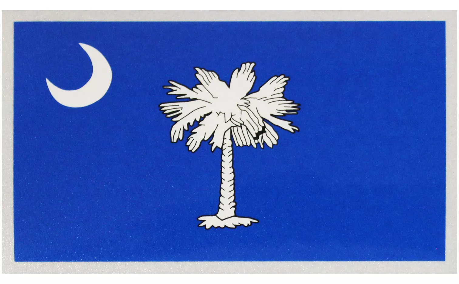 South Carolina Flag Auto Decal