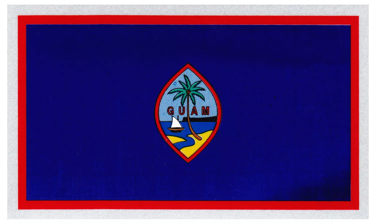 Guam Flag Auto Decal