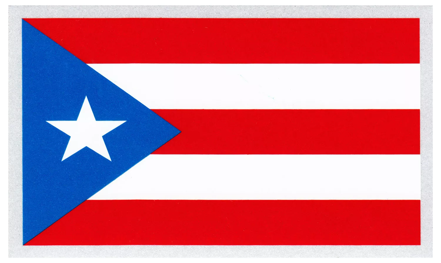 Puerto Rico Flag Auto Decal