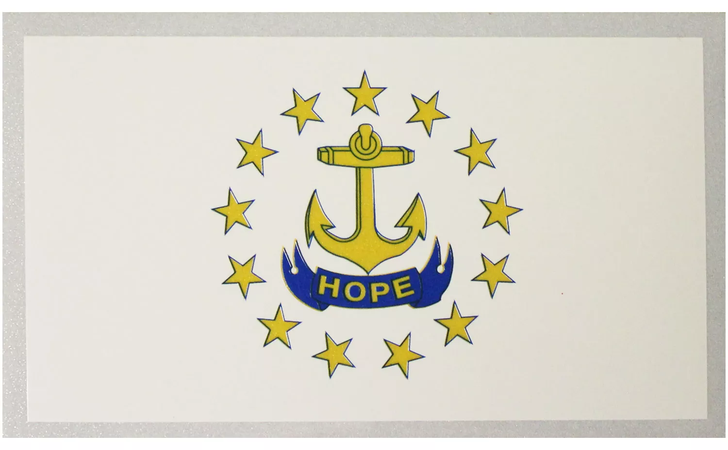 Rhode Island Flag Auto Decal
