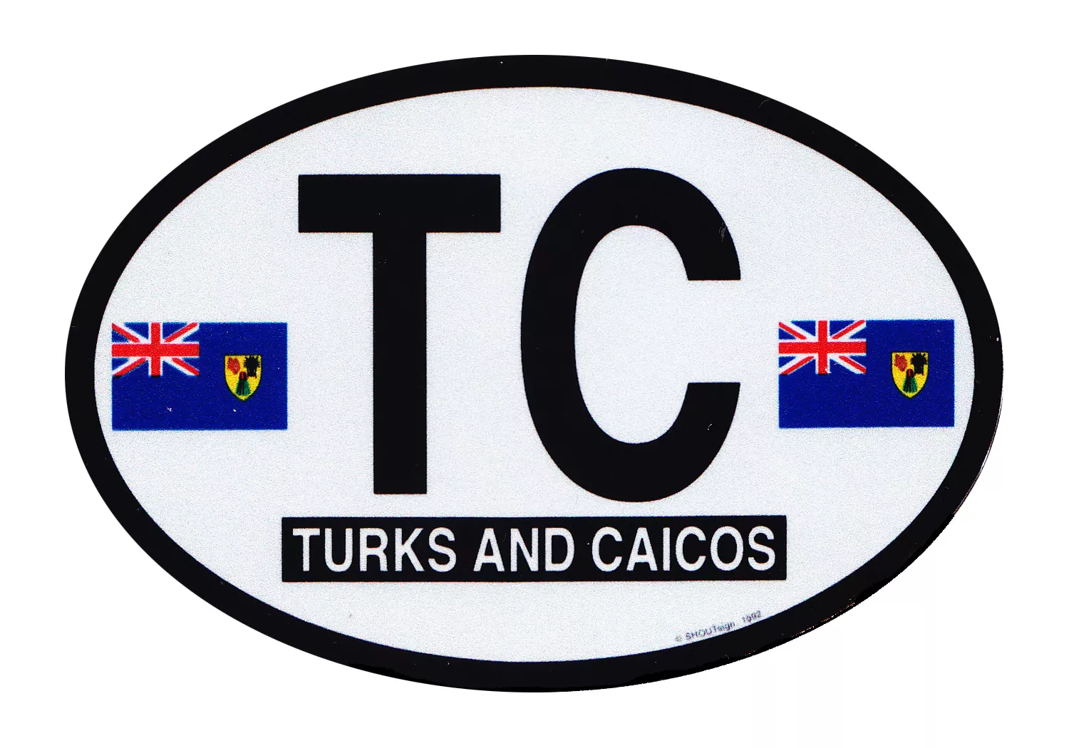 Turks Oval Decal