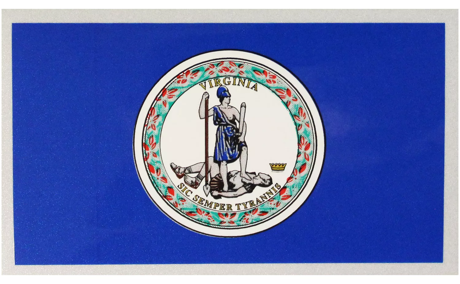 Virginia Flag Auto Decal