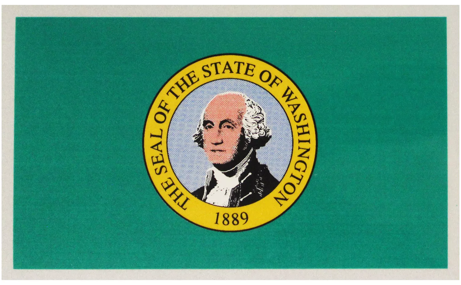 Washington State Flag Auto Decal