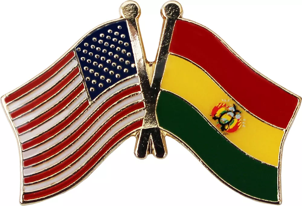 Bolivia Flag Friendship Lapel Pin