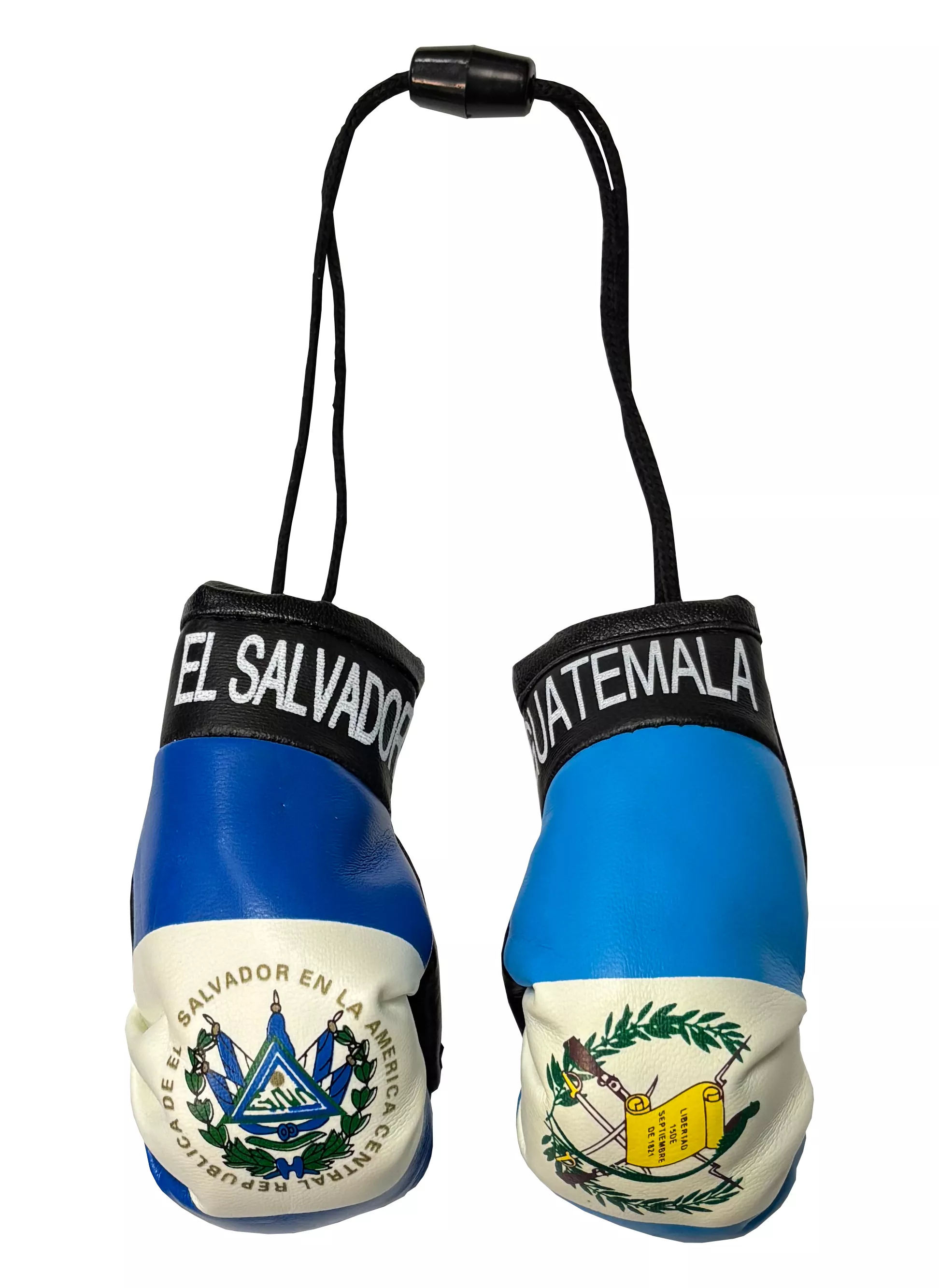 El Salvador and Guatemala boxing glove set