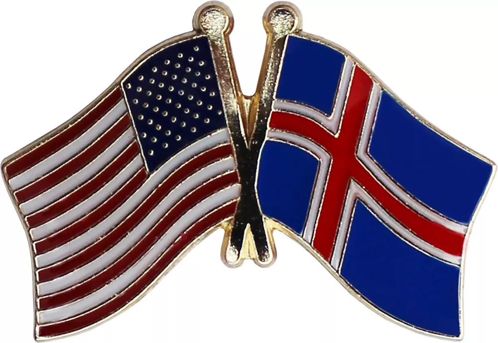 Iceland Flag Friendship Lapel Pin
