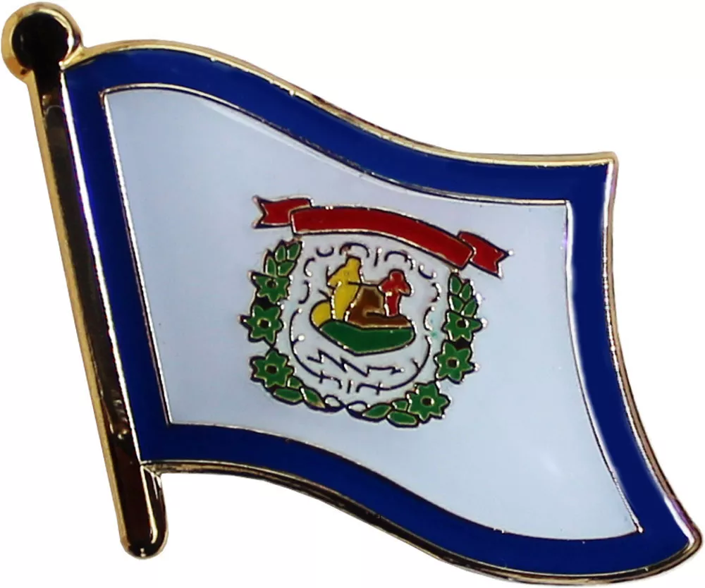 West Virginia Flag Lapel Pin