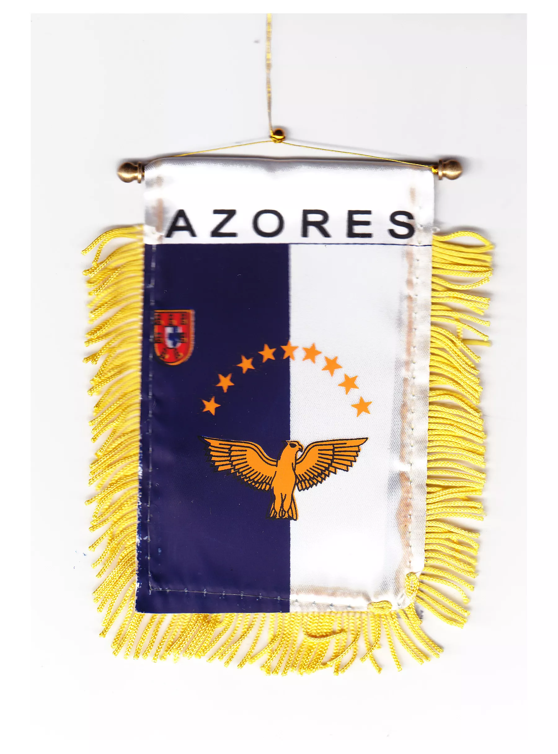 azores mini banner black letters