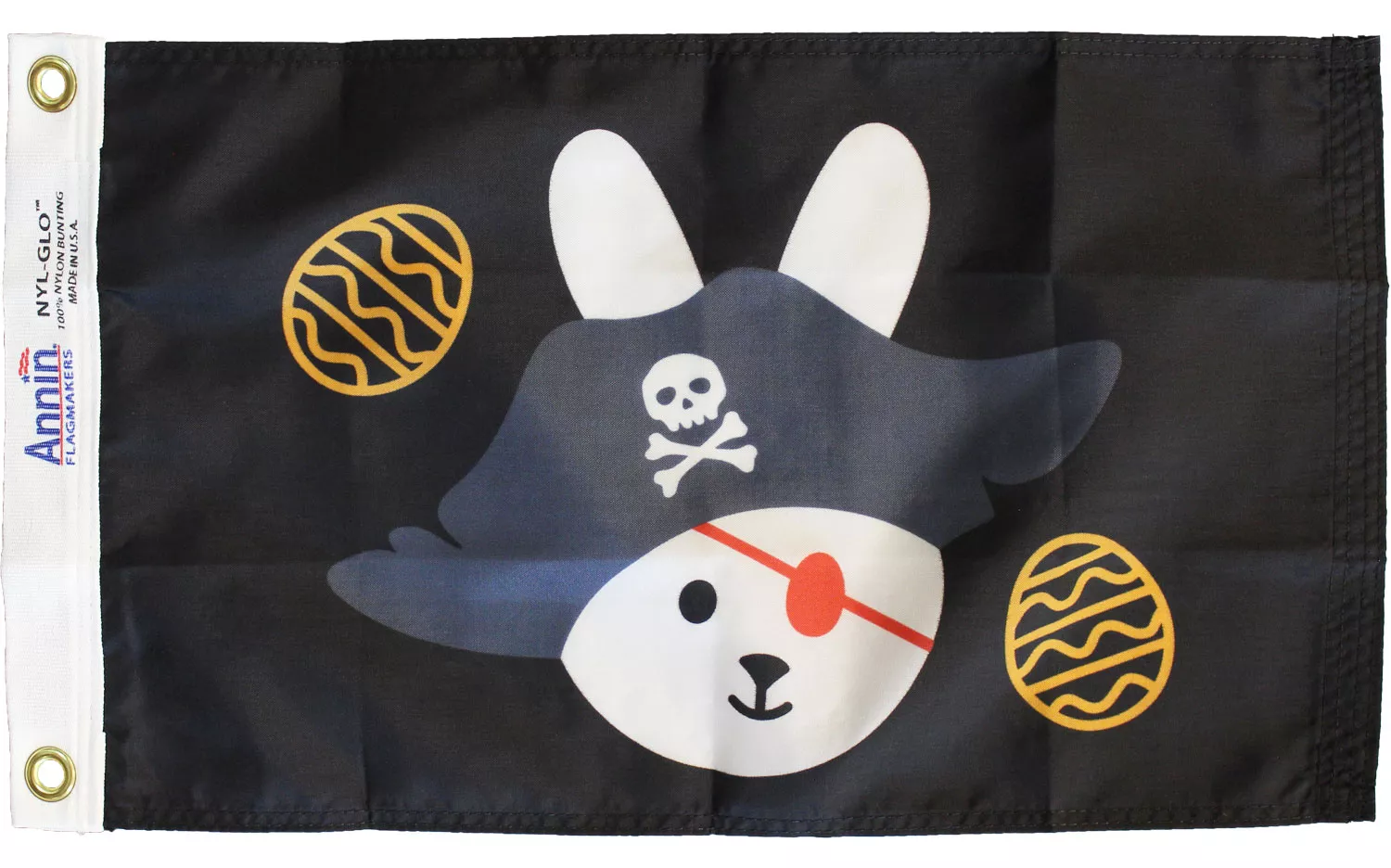 Pirate Easter Flag