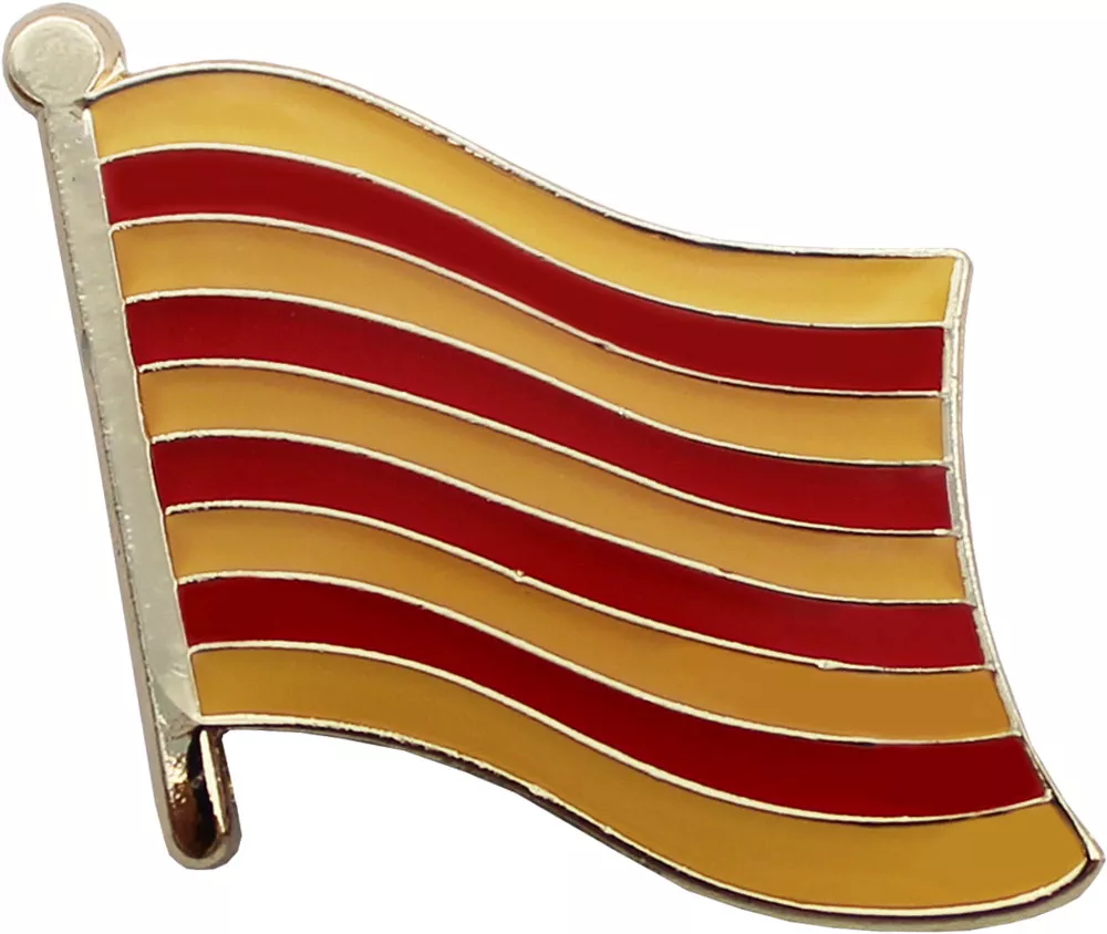 Catalonia Flag Metal Lapel Pin