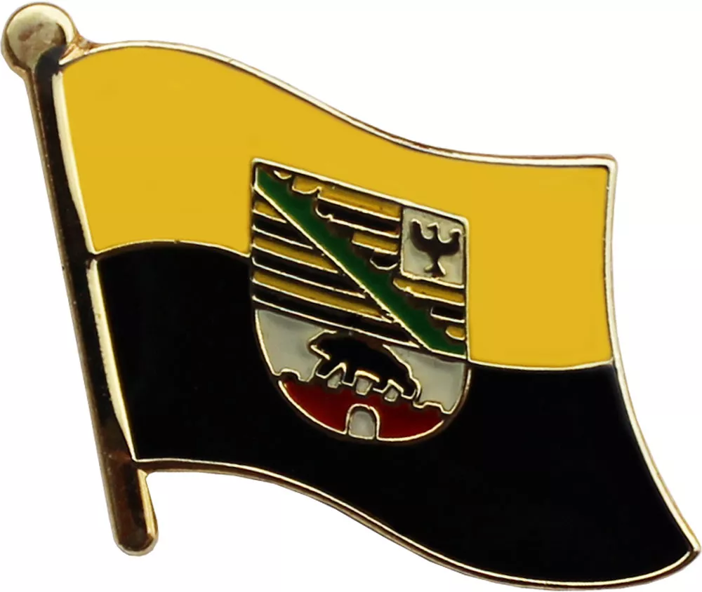 Saxony Anhalt Flag Single Lapel Pin