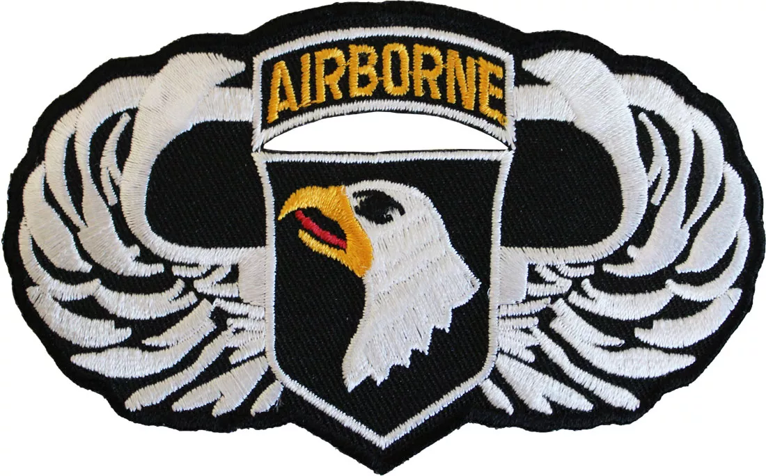 101st Airborne Division Eagle Cutout Patch