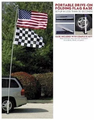 16' Tailgate Flag Pole