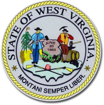 West Virginia - 3.5" State Seal