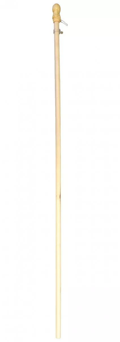 5' One-Piece Wood Pole